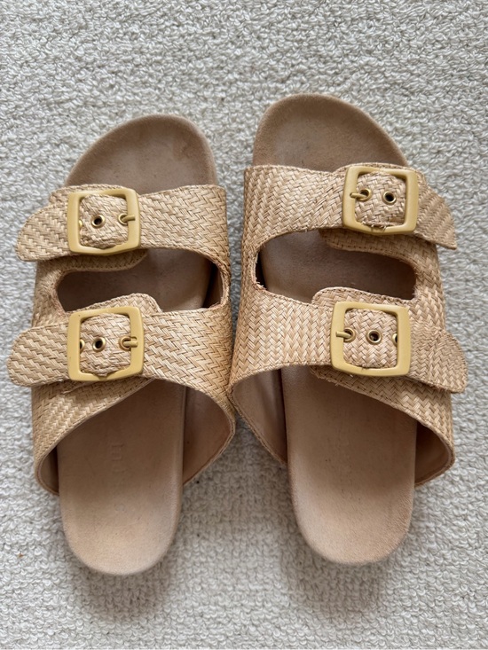 Serpui Shoes - Serpui Natasha Bun Straw Sandals SZ 9 like NEW